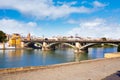 Puente Isabel II bridge in Triana Seville Andalusia Royalty Free Stock Photo