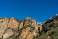 Puente Nuevo Bridge, Ronda, Province Malaga, Andalusia, Spain. Copy space for text Royalty Free Stock Photo