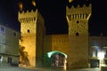 Puerta baja in medieval town of Daroca, Zaragoza province, Aragon, Spain Royalty Free Stock Photo