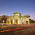 Puerta de Alcala, Madrid, Spain Royalty Free Stock Photo