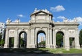 Puerta de Alcala in Madrid, Spain Royalty Free Stock Photo