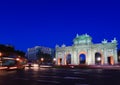 Puerta de Alcala and Traffic