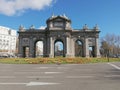 Puerta de AlcalÃÂ¡ de Madrid Royalty Free Stock Photo