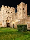 The Puerta de Bisagra Vieja, also known as Puerta de Bisagra, Toledo, Castilla la Mancha, Spain