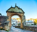 Puerta de Felipe V Historic and Artistic Center of Ronda, Spain Royalty Free Stock Photo