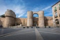 Puerta del Alcazar Gate and Torre del Homenage (Keep) at Medieval Walls of Avila - Avila, Spain Royalty Free Stock Photo