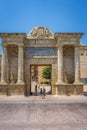 Puerta del Puente Gate of the Bridge located at Roman bridge o