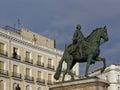 Statue of Carlos III, Puerta del Sol, Madrid Royalty Free Stock Photo