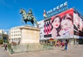 Puerta del Sol in Madrid, the most well known place of the spanish capital