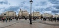 Puerta del Sol is the main square in Madrid and point zero in Spain Royalty Free Stock Photo