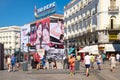 Puerta del Sol, one of the most well known places in Madrid