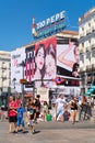 Puerta del Sol, one of the most well known places in Madrid