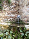 Puerta Oscura gardenr-Fountain-MÃÂLAGAAndalusia-Spain Royalty Free Stock Photo