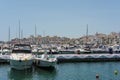 PUERTO BANUS ANDALUCIA/SPAIN - MAY 26 : View of Boats in the Harbour at Porto Banus Spain on May 26, 2016 Royalty Free Stock Photo