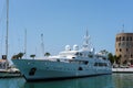 PUERTO BANUS ANDALUCIA/SPAIN - MAY 26 : View of a Luxury Yacht i Royalty Free Stock Photo