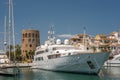 PUERTO BANUS, ANDALUCIA/SPAIN - MAY 26 : View of a Luxury Yacht Royalty Free Stock Photo