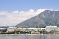 PUERTO BANUS, SPAIN Panorama of Puerto Banus, Marbella, Spain