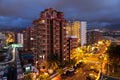 Puerto de la Cruz at Night Royalty Free Stock Photo
