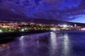 Puerto de la Cruz by Night Royalty Free Stock Photo