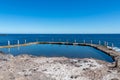 Puerto de la Cruz - Panoramic view on the Ocean Pool Piscina Natural de Laja de la Sal Royalty Free Stock Photo