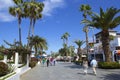 Puerto de la Cruz promenade in Tenerife, Canary islands