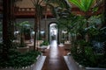 Courtyard (patio) of the oldest hotel on the island of Tenerife - Hotel Monopol