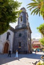 Puerto de la Cruz, Tenerife, Spain - April 9, 2022, Iglesia de Nuestra Senora de la Pena de Francia Catholic Church in