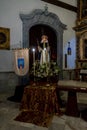 The interior of church Nuestra Senora de la Pena de Francia Royalty Free Stock Photo