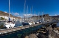 Puerto de Mogan marina boats Royalty Free Stock Photo