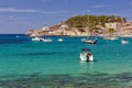 Puerto de Soller Marina, Mallorca. Royalty Free Stock Photo