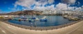 Puerto del Carmen harbour panorama