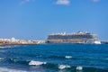 Puerto del Rosario with port on the island of Fuerteventura Royalty Free Stock Photo