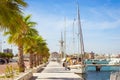 Puerto deportivo Marina Salinas. Yachts and boats in Marina