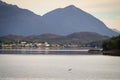 Puerto Eden in Chilean fiords, Patagonia. Detail of the village Royalty Free Stock Photo