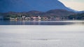 Puerto Eden in Chilean fiords, Patagonia. Detail of the village Royalty Free Stock Photo