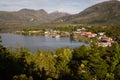 Puerto Eden in Chilean fiords, Patagonia Royalty Free Stock Photo