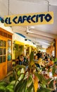 The famous restaurant cafe El Cafecito in Puerto Escondido Mexico