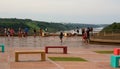 Hito Tres Fronteras, the triple frontier. Puerto Iguazu. Misiones. Argentina