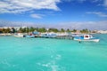 Puerto Juarez Cancun Quintana Roo tropical boats Royalty Free Stock Photo