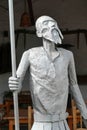 Life sized sculpture of Don Quixote de la Mancha