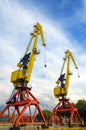 Puerto Madero Cranes Royalty Free Stock Photo