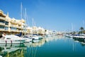 Puerto Marina in Benalmadena town. Costa del Sol, Malaga Province, Andalusia, Spain Royalty Free Stock Photo