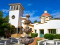 Puerto Morelos church in Riviera Maya Royalty Free Stock Photo