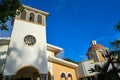 Puerto Morelos church in Riviera Maya Royalty Free Stock Photo