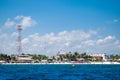 Puerto Morelos Coast in Riviera Maya Royalty Free Stock Photo