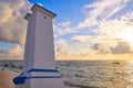 Puerto Morelos sunrise lighthouse Riviera Maya