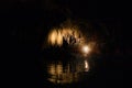 Puerto Princesa subterranean underground river in Phillippines Royalty Free Stock Photo