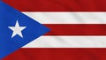 Puerto Rico Crumpled Fabric Flag Intro.