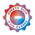 Puerto Rico low poly logo.