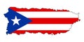 Puerto Rico .Map of Puerto Rico vector illustration